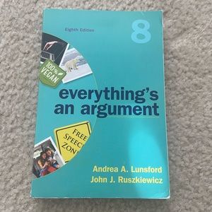 Everything's an Argument - Eighth Edition Book